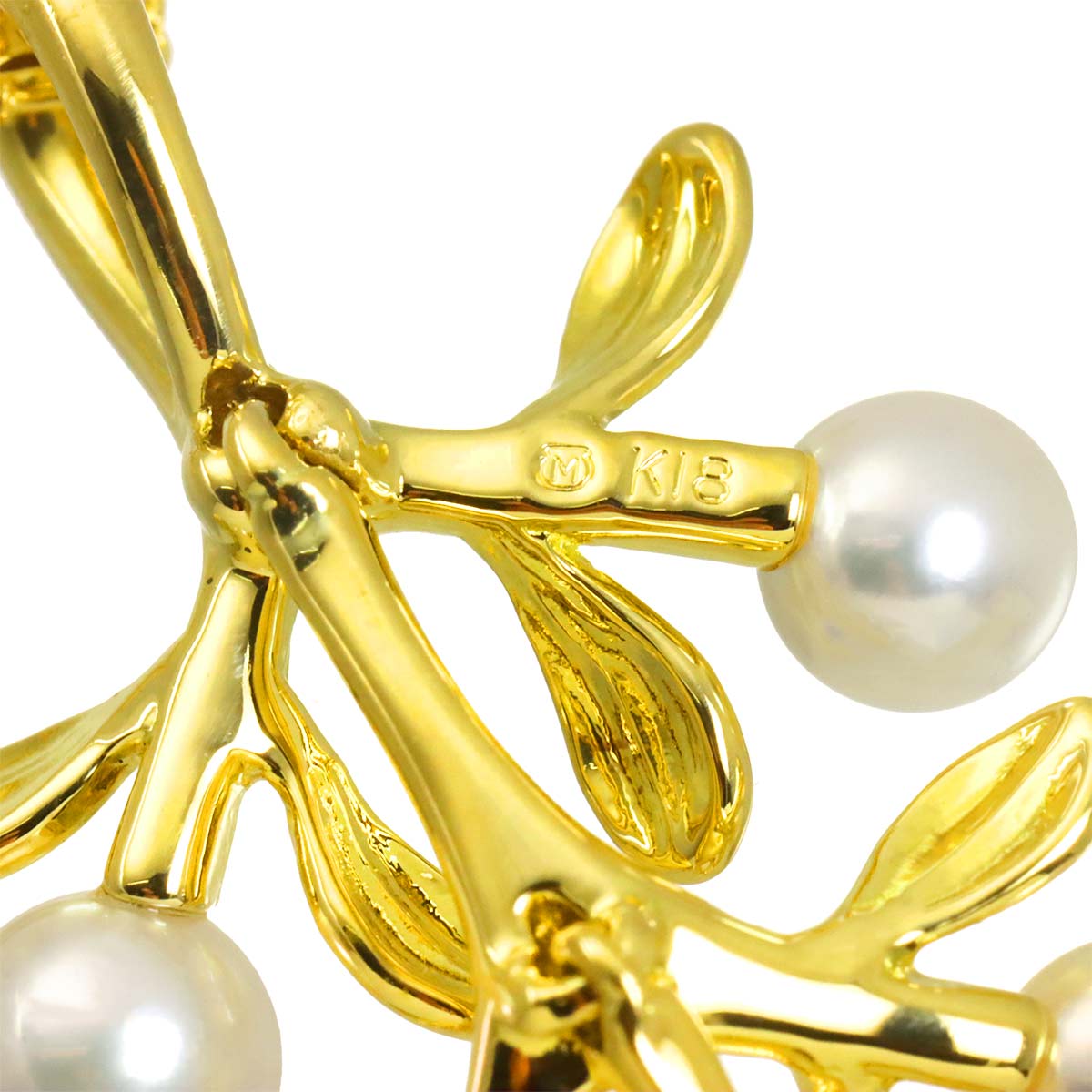 Baby Pearl 4.5-3.8mm Necklace 18K YG 750