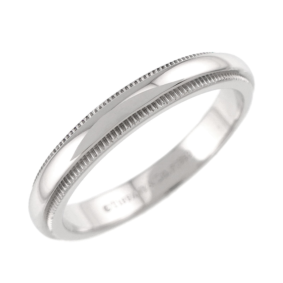 Milgrain Ring Pt Platinum Size6.5-6.75(US)