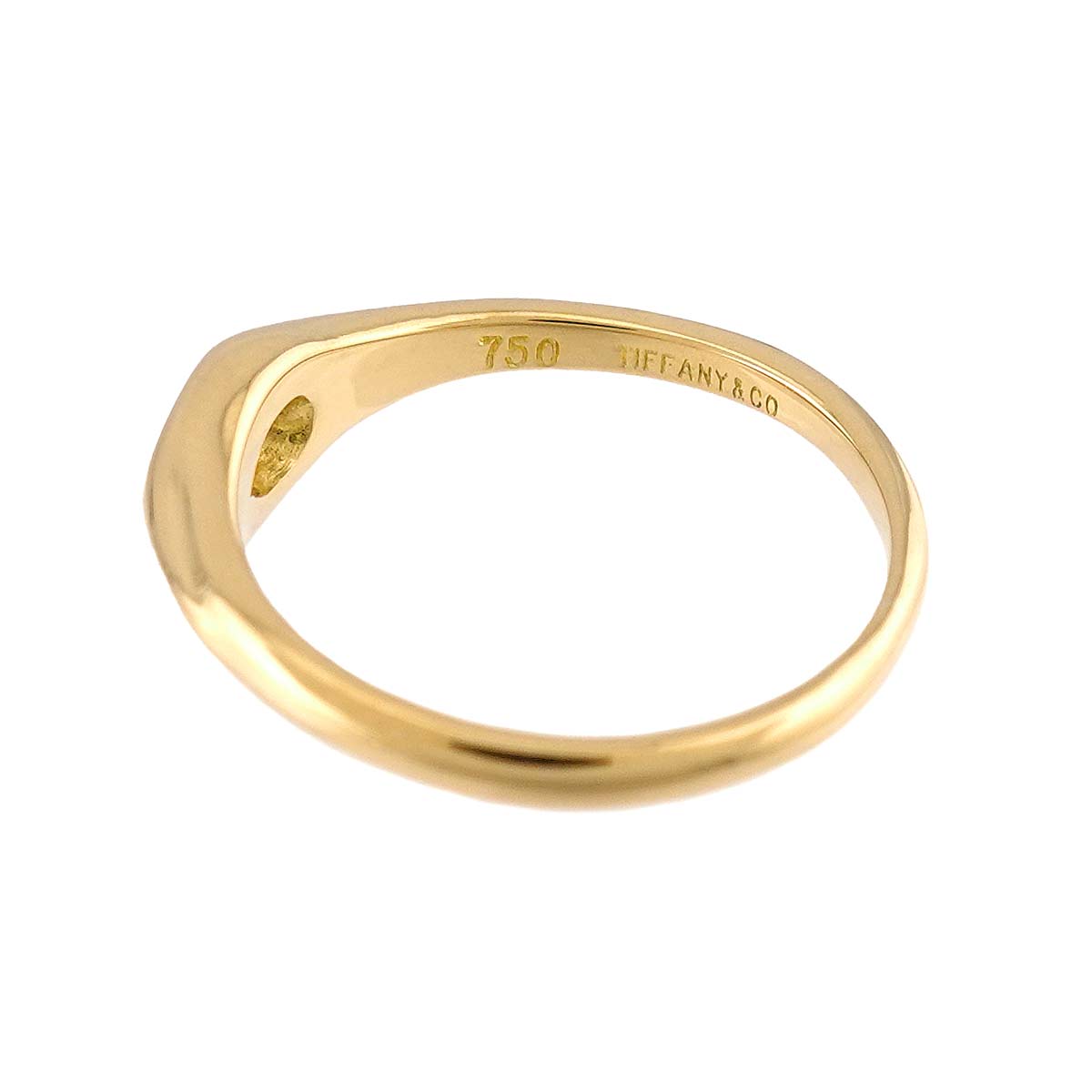 Diamond 1P Ring 18K Yellow Gold 750 Size3.75-4(US)