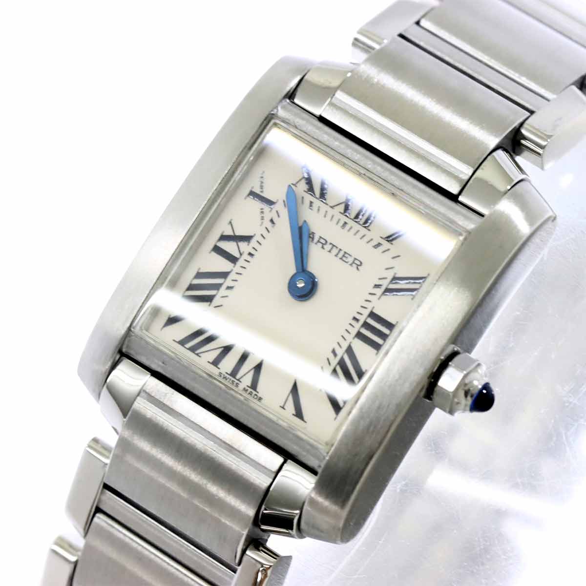 Tank Francaise SM W51008Q3 Quartz Cream Dial Ladies Watch