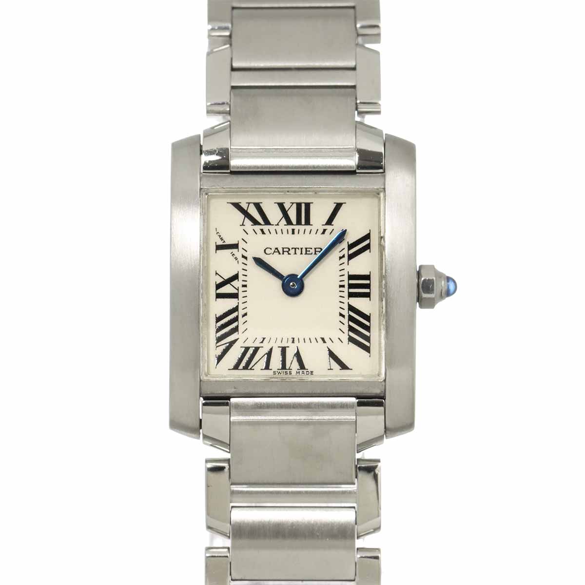 Tank Francaise SM W51008Q3 Quartz Cream Dial Ladies Watch