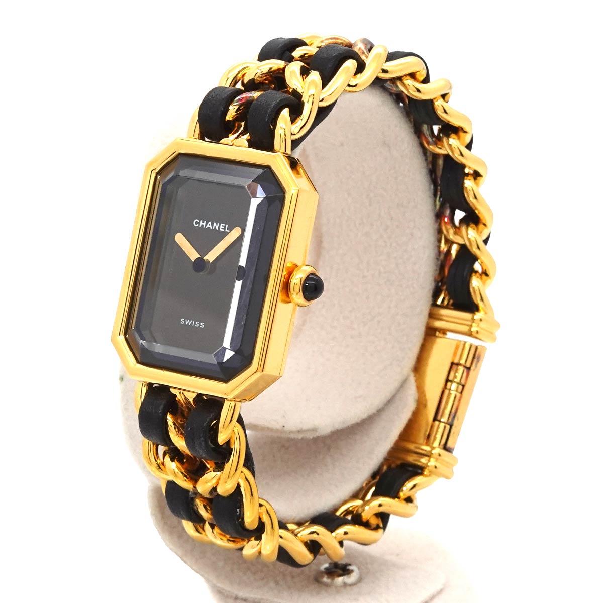 Premiere Size S H0001 Vintage Quartz Black Dial Ladies Watch