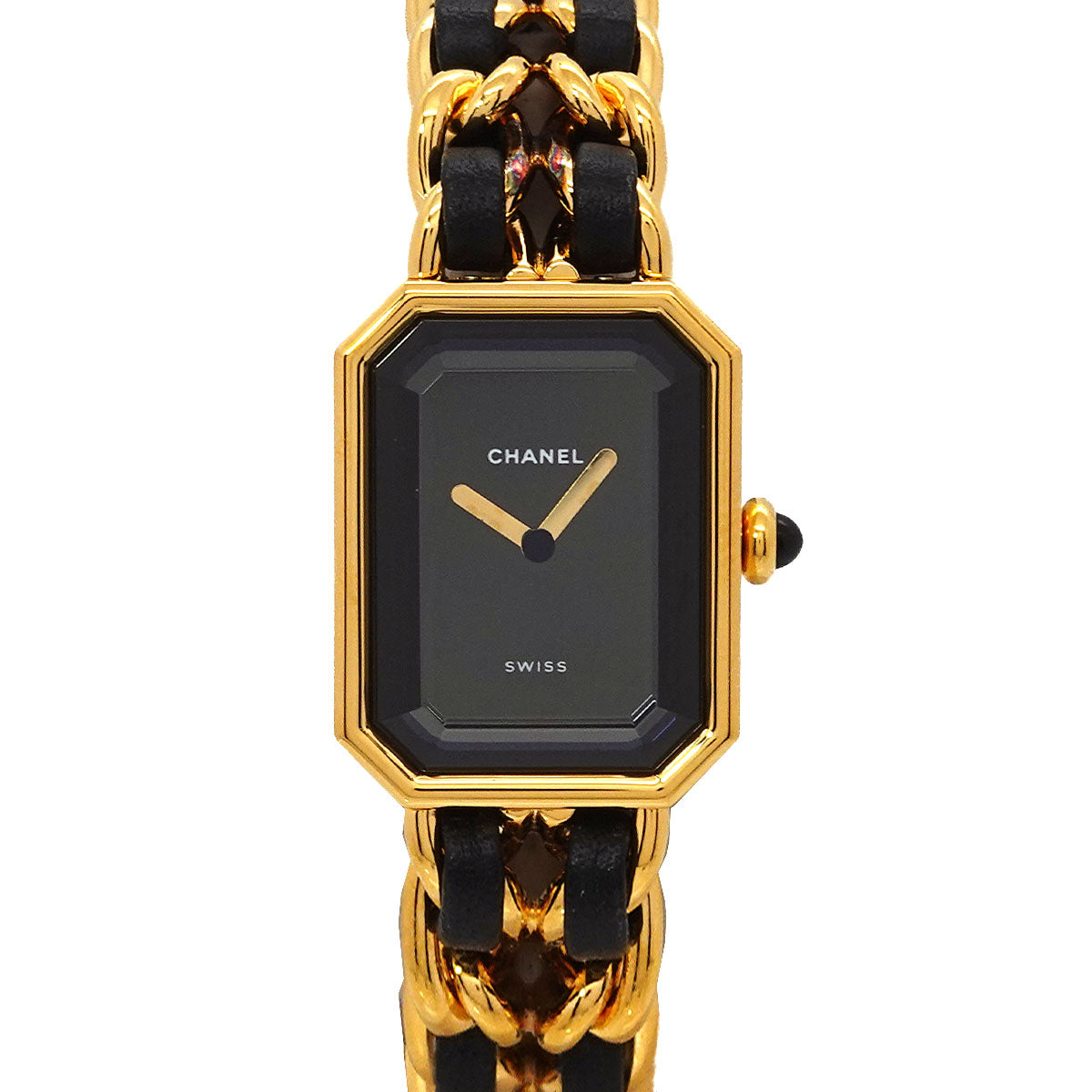 Premiere Size S H0001 Vintage Quartz Black Dial Ladies Watch
