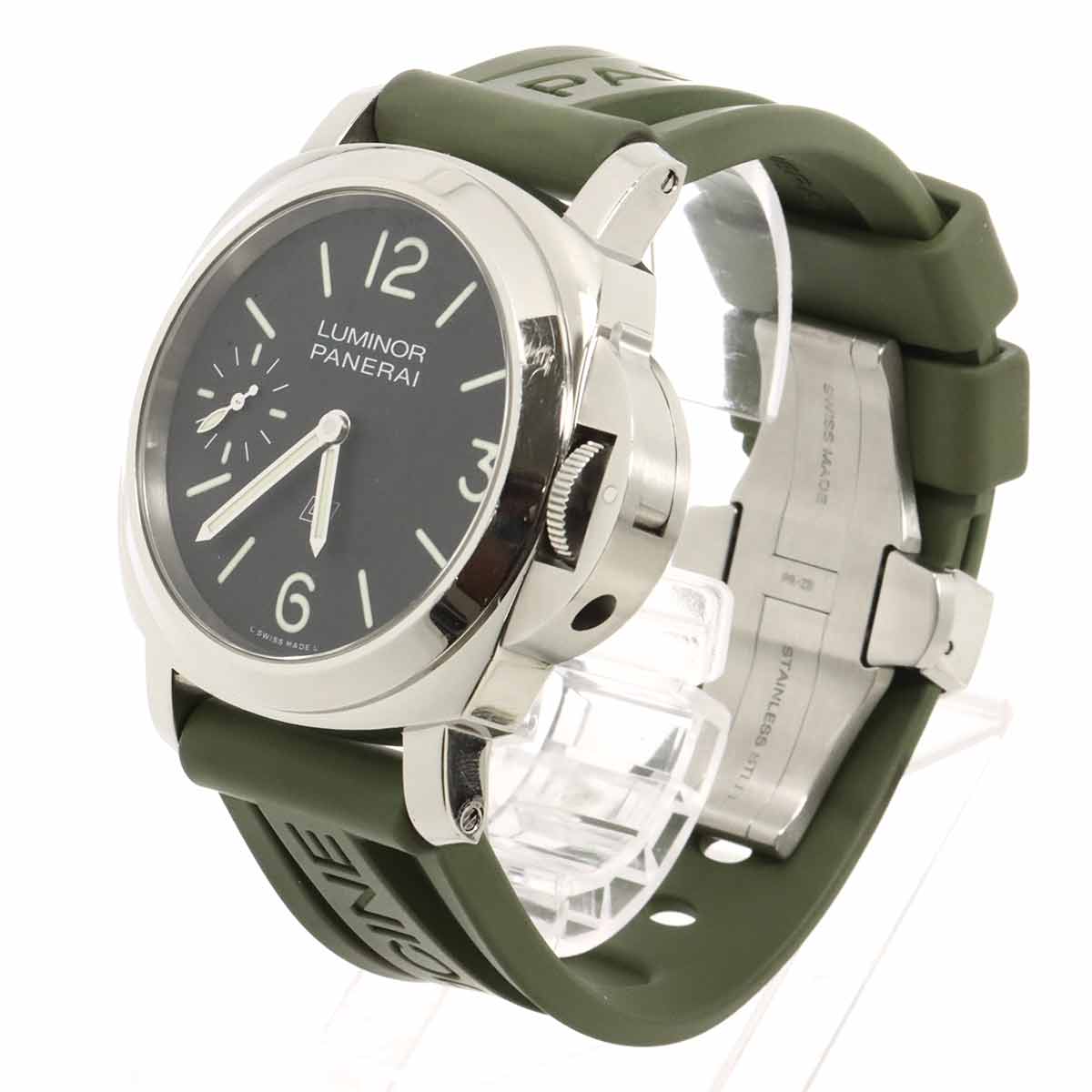 Luminor logo PAM01084 Hand winding Black Dial Mens