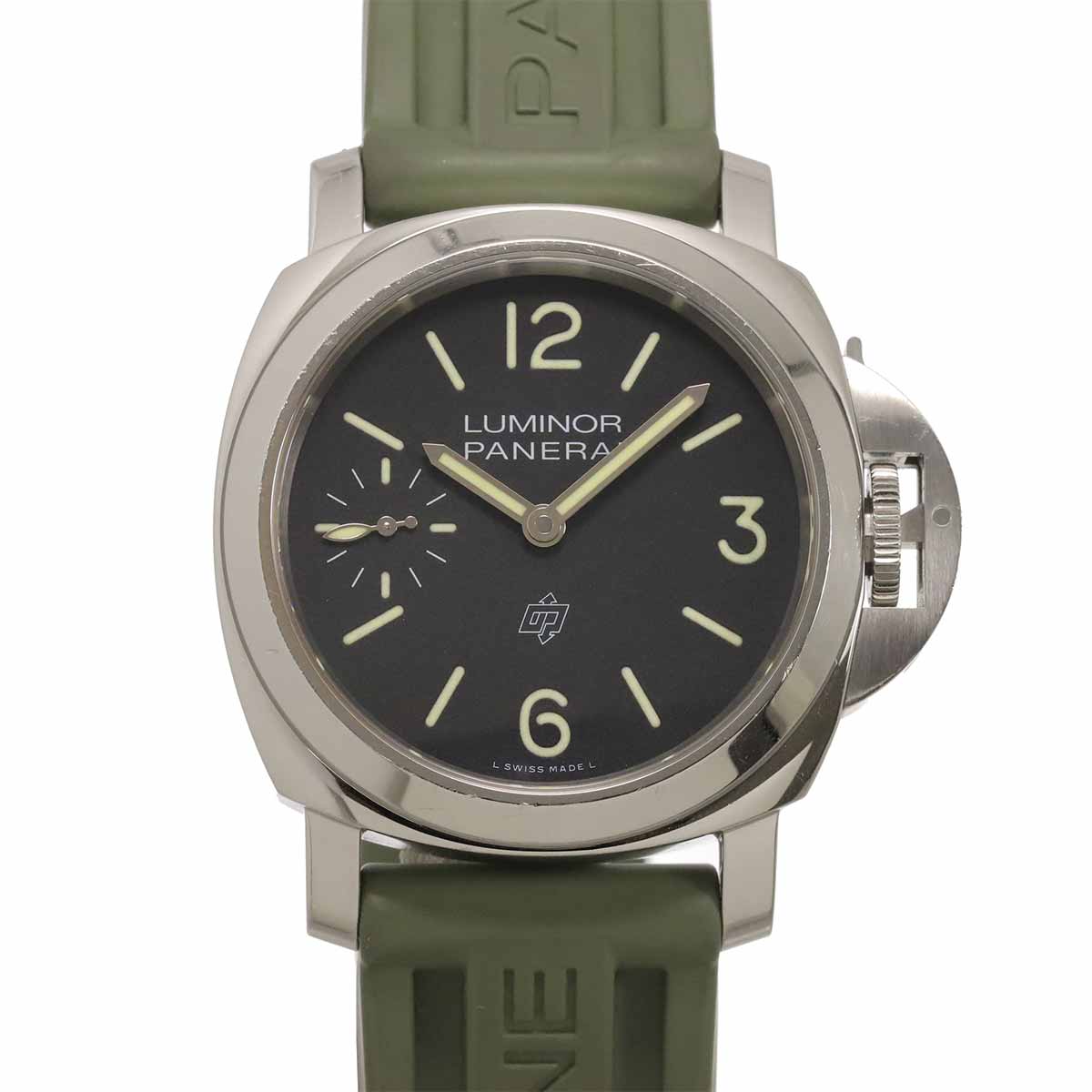 Luminor logo PAM01084 Hand winding Black Dial Mens