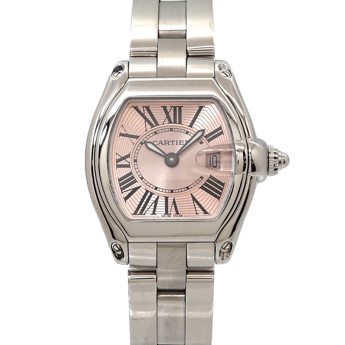 Roadster W62017V3 Date Quartz Pink Dial Ladies Watch