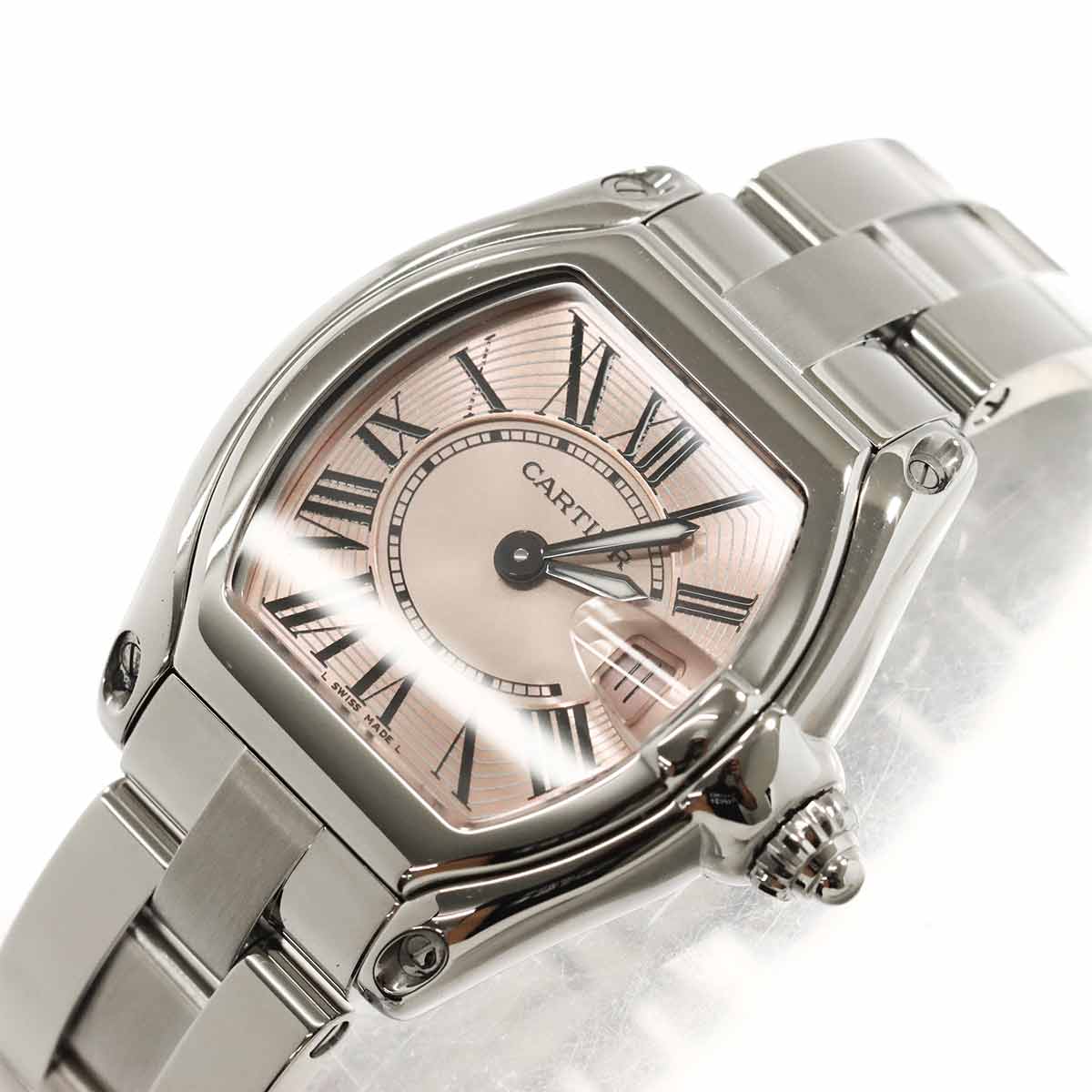 Roadster W62017V3 Date Quartz Pink Dial Ladies Watch