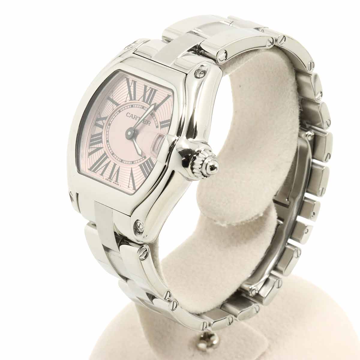 Roadster W62017V3 Date Quartz Pink Dial Ladies Watch