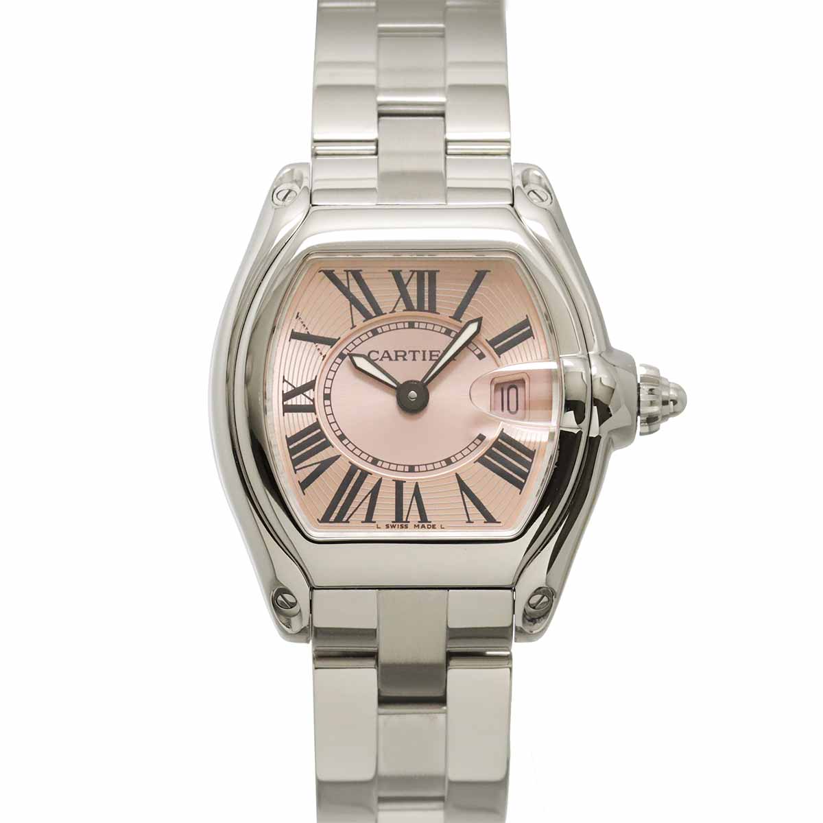 Roadster W62017V3 Date Quartz Pink Dial Ladies Watch