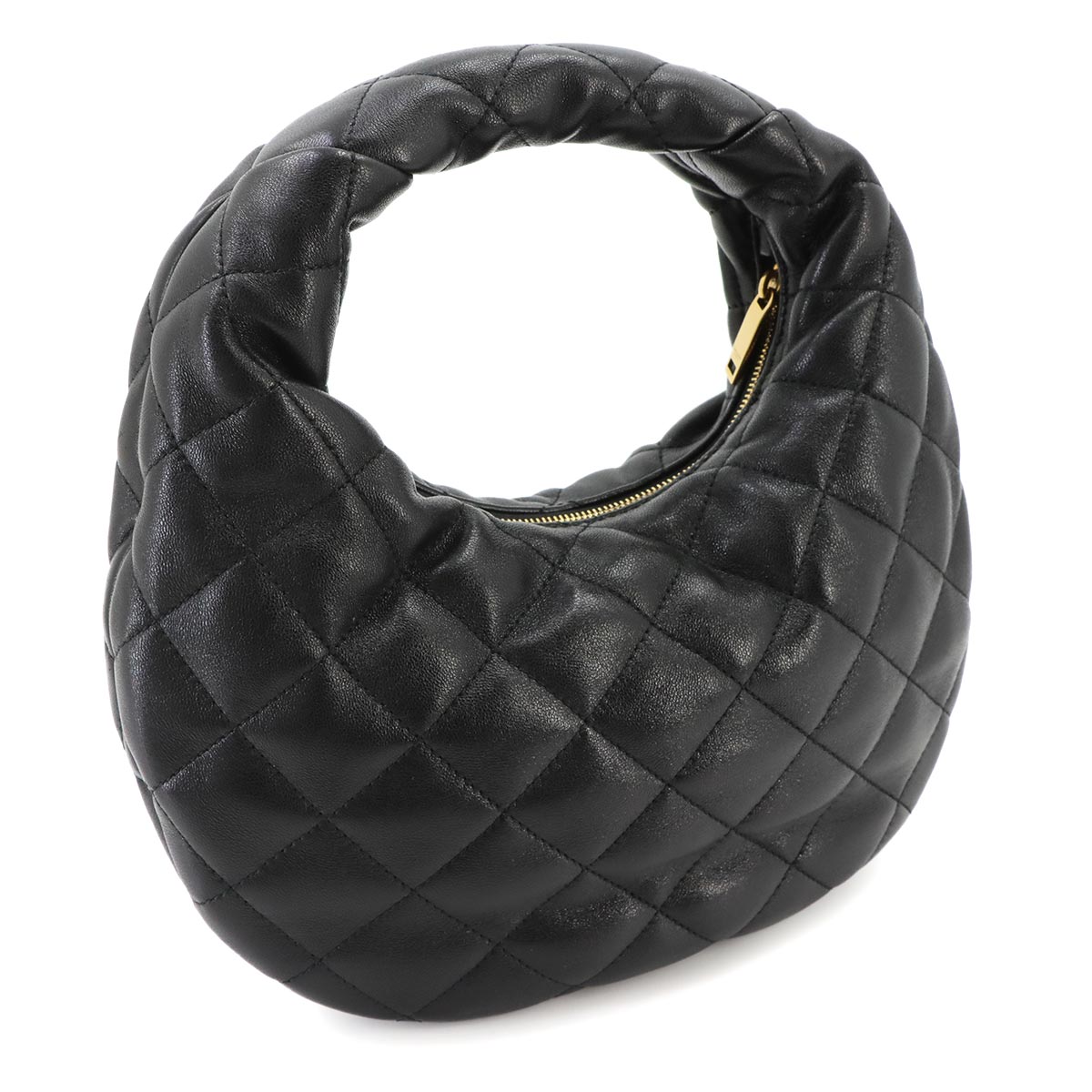ICARINO Hand Bag Leather Black 851689 Purse