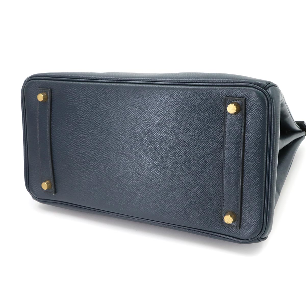 Haut a Courroies 32 Couchevel Epsom Blue Indigo Hand Bag Purse