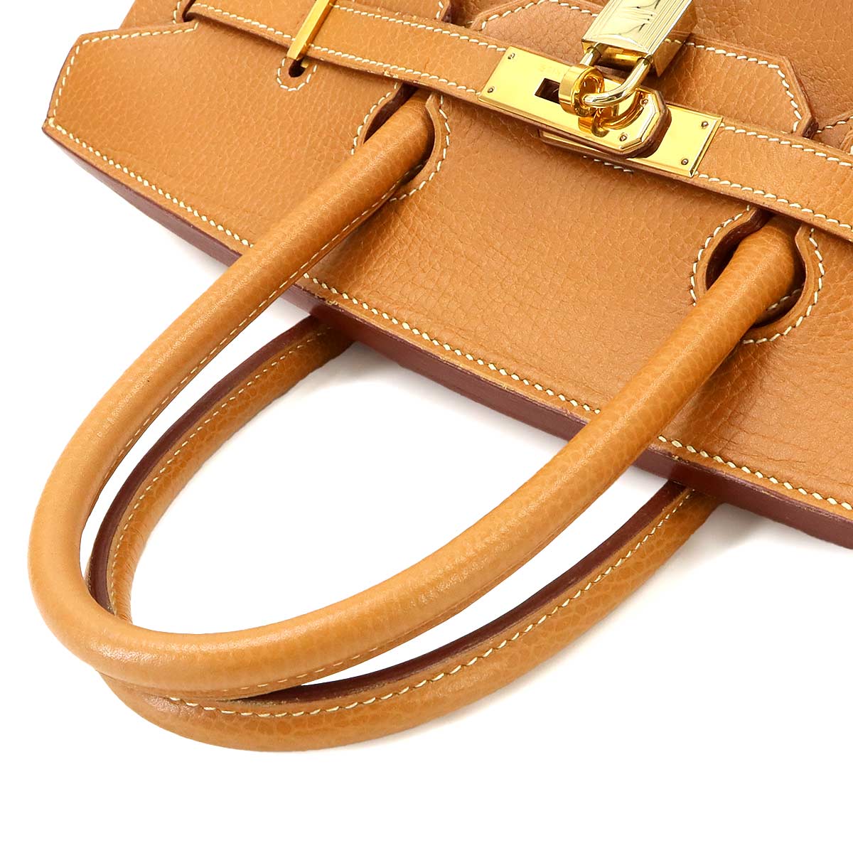 Birkin 35 Ardennes Natural Hand Bag Brown Purse