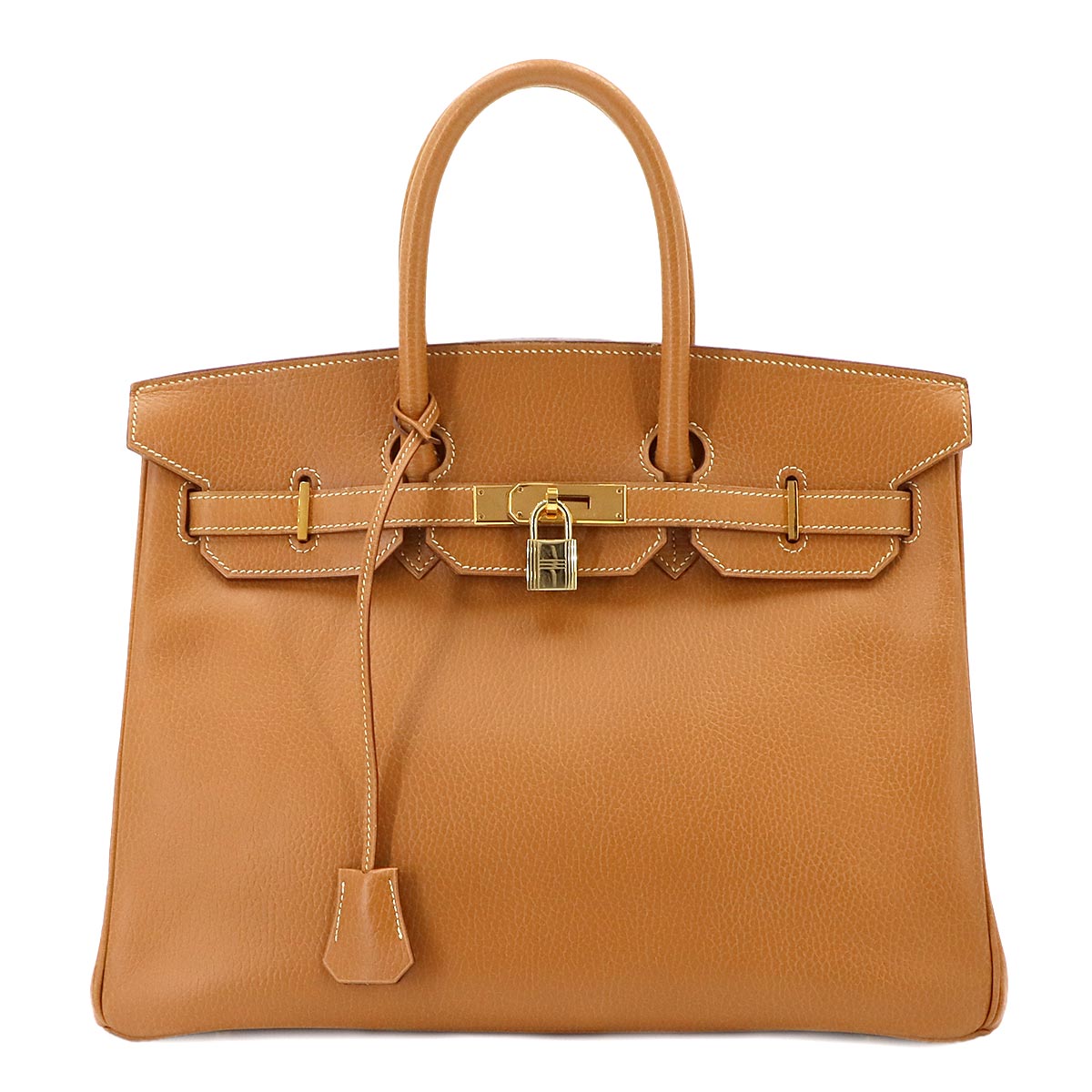 Birkin 35 Ardennes Natural Hand Bag Brown Purse