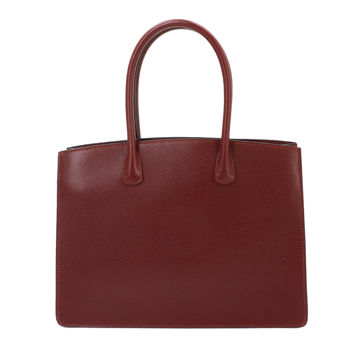 White Bass PM Tote Bag Graine lisse leather Rouge H Purse