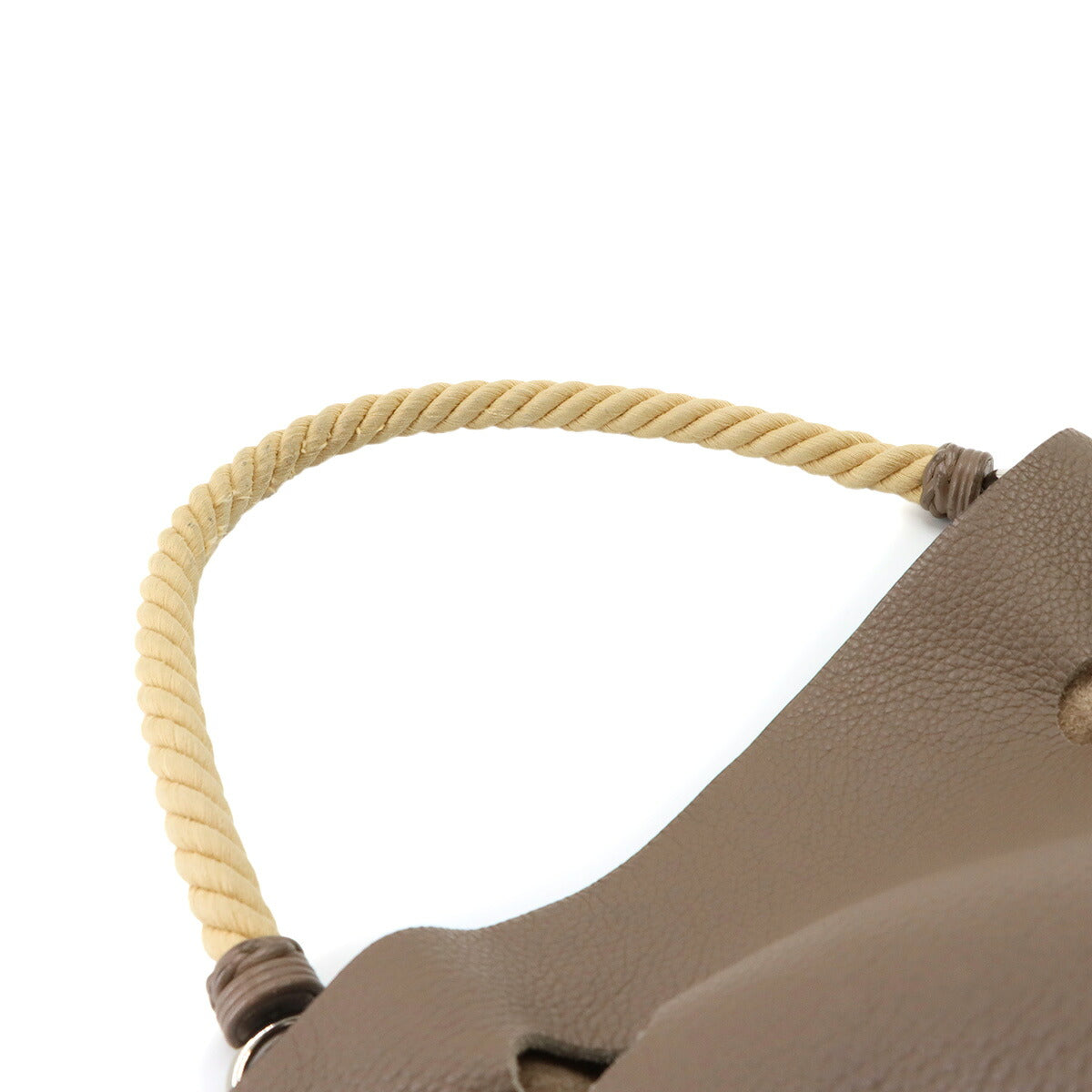 Mangeoire MM Hand Bag Taurillon Clemence Etoupe
