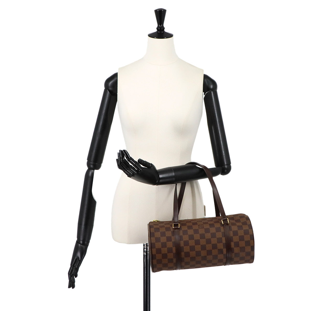 Damier Papillon 30 Hand Bag Ebene N51303 Pouch Purse