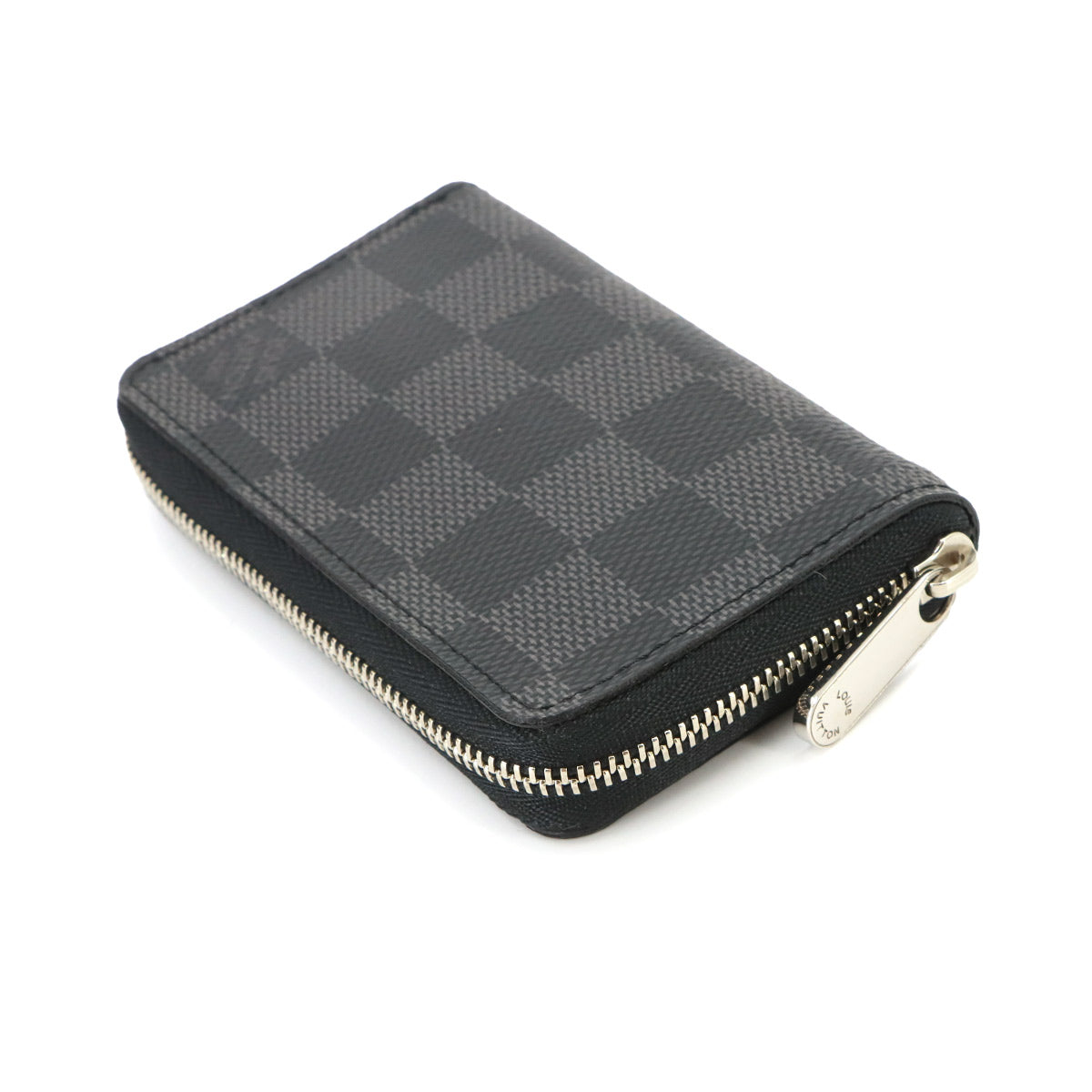 Damier Graphite Zippy Coin Purse Gray N63076