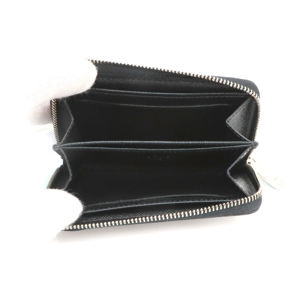 Damier Graphite Zippy Coin Purse Gray N63076