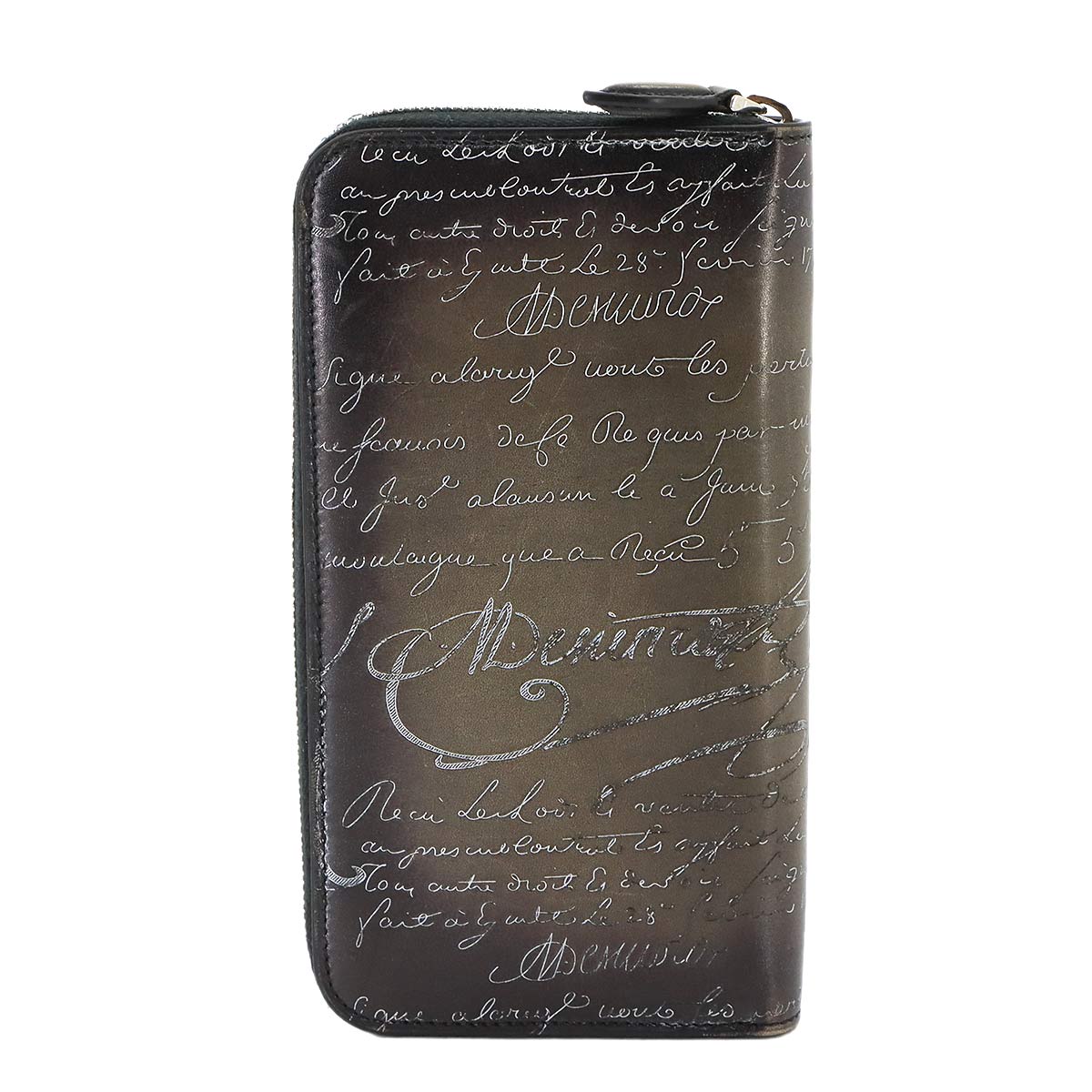 Calligraphy Itauba Long Wallet Venezia Leather