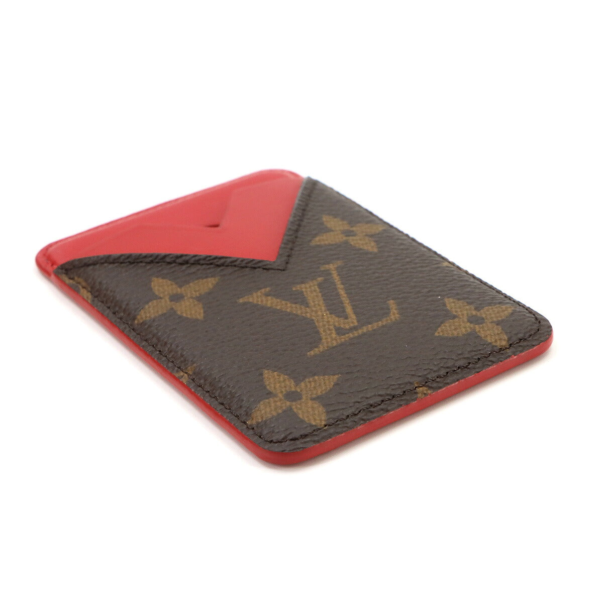 Monogram Macassar Porte Cartes Magnet Card Case M12856