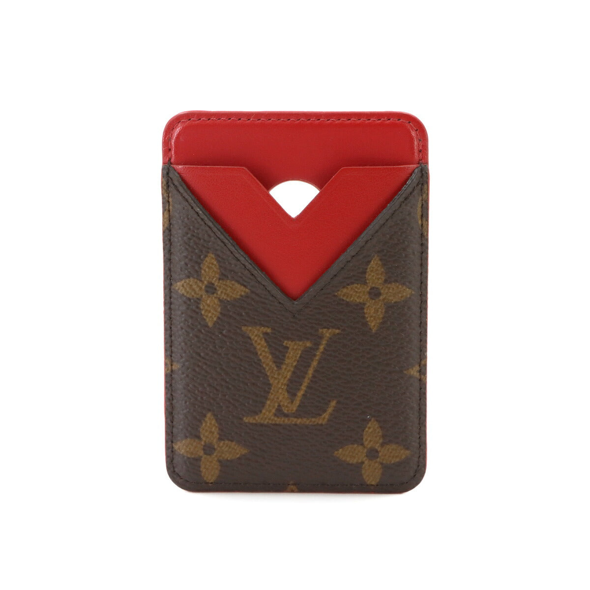 Monogram Macassar Porte Cartes Magnet Card Case M12856