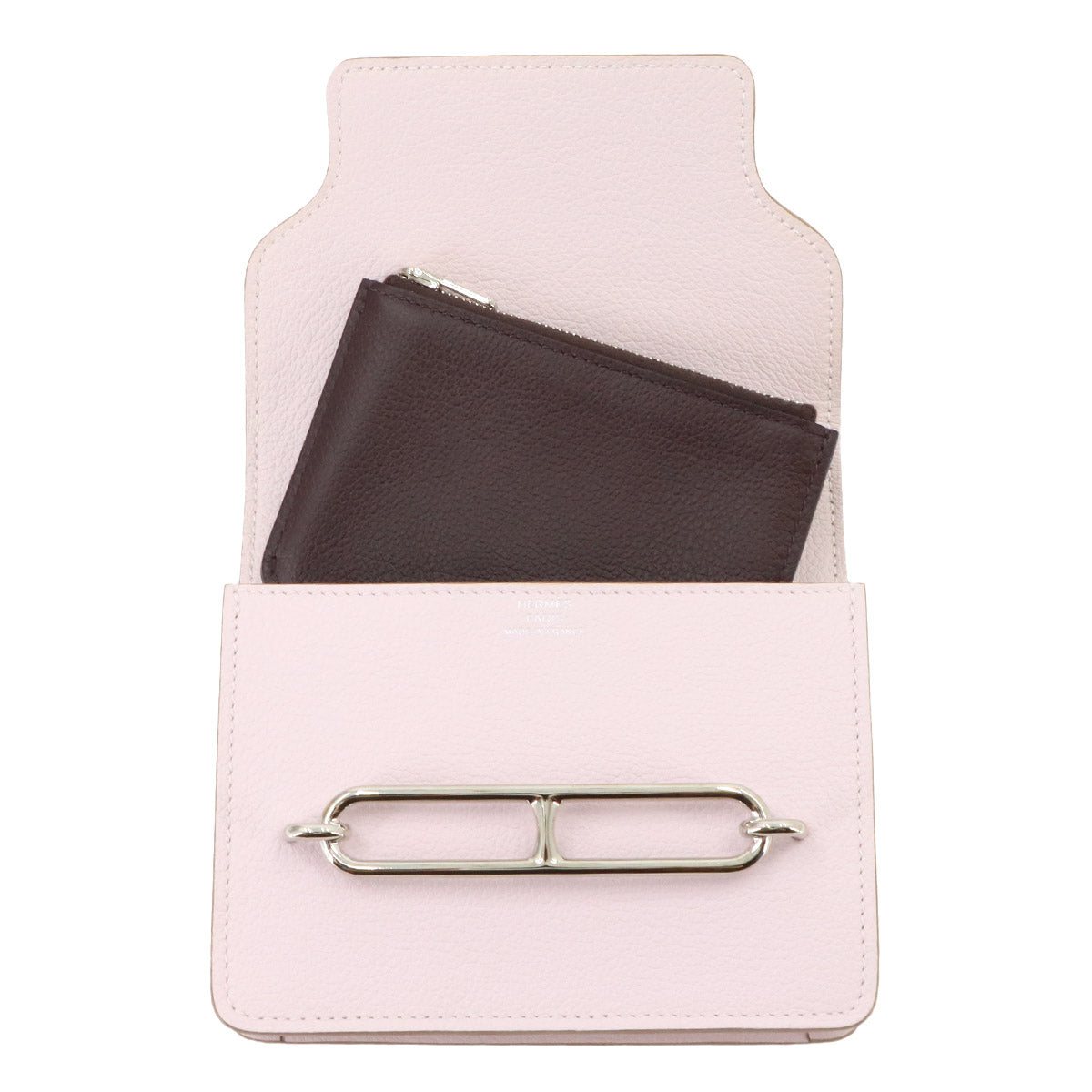 Roulis Slim Wallet Ever Color Mauve pale Bi color Purse