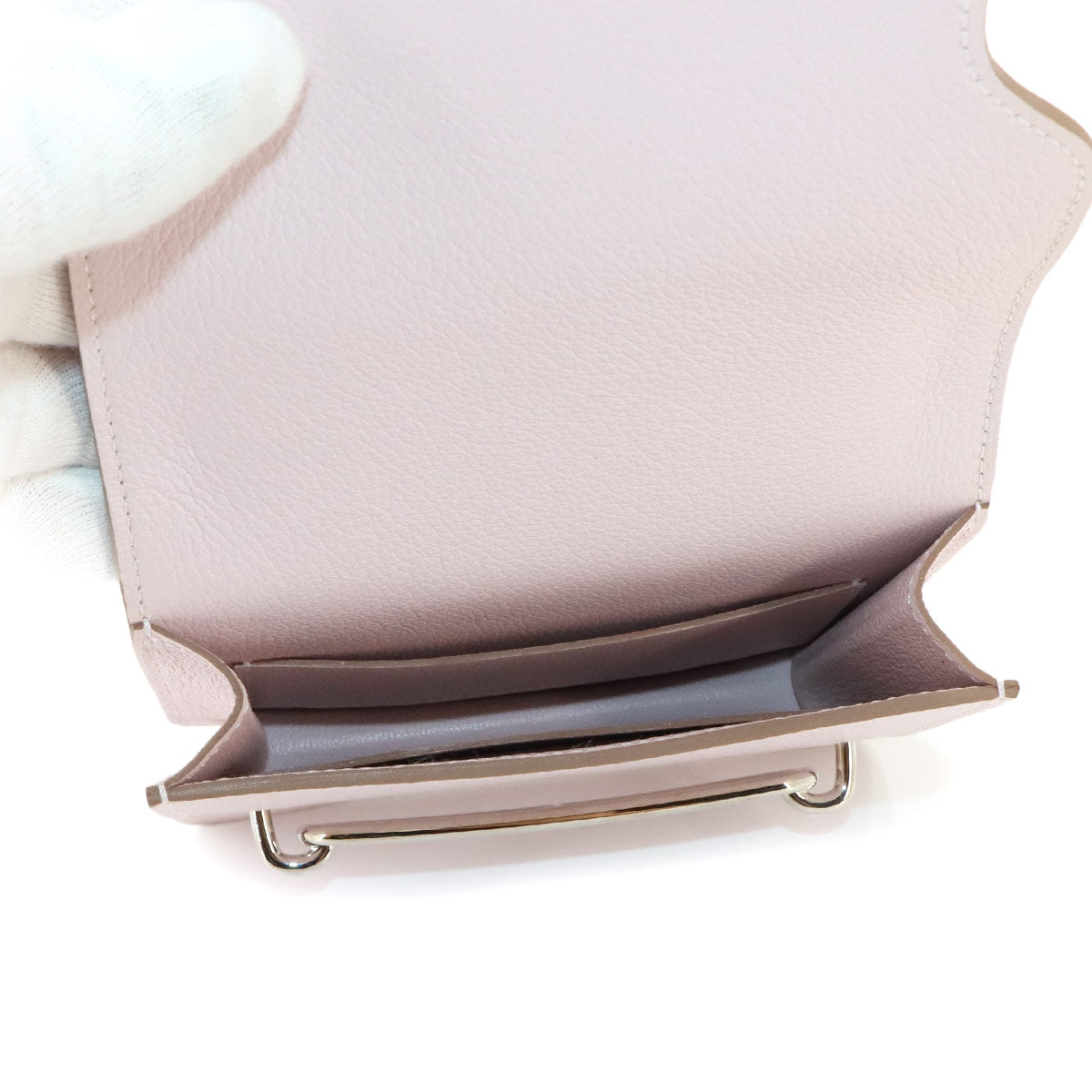 Roulis Slim Wallet Ever Color Mauve pale Bi color Purse