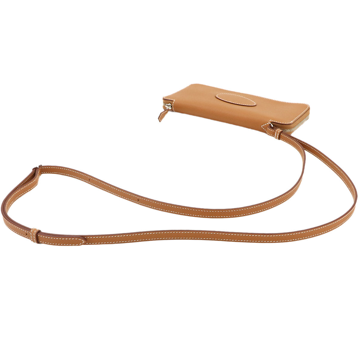Macaron To Go Shoulder Long Wallet Epsom Gold Purse