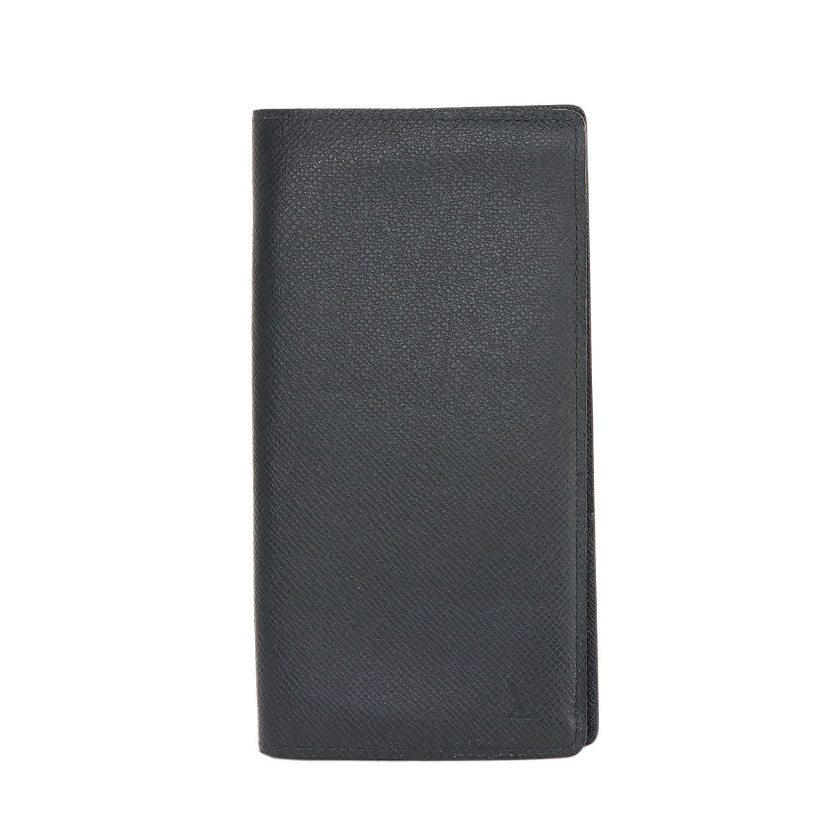 LOUIS VUITTON Taiga Brazza Long Wallet Leather Noir M32572