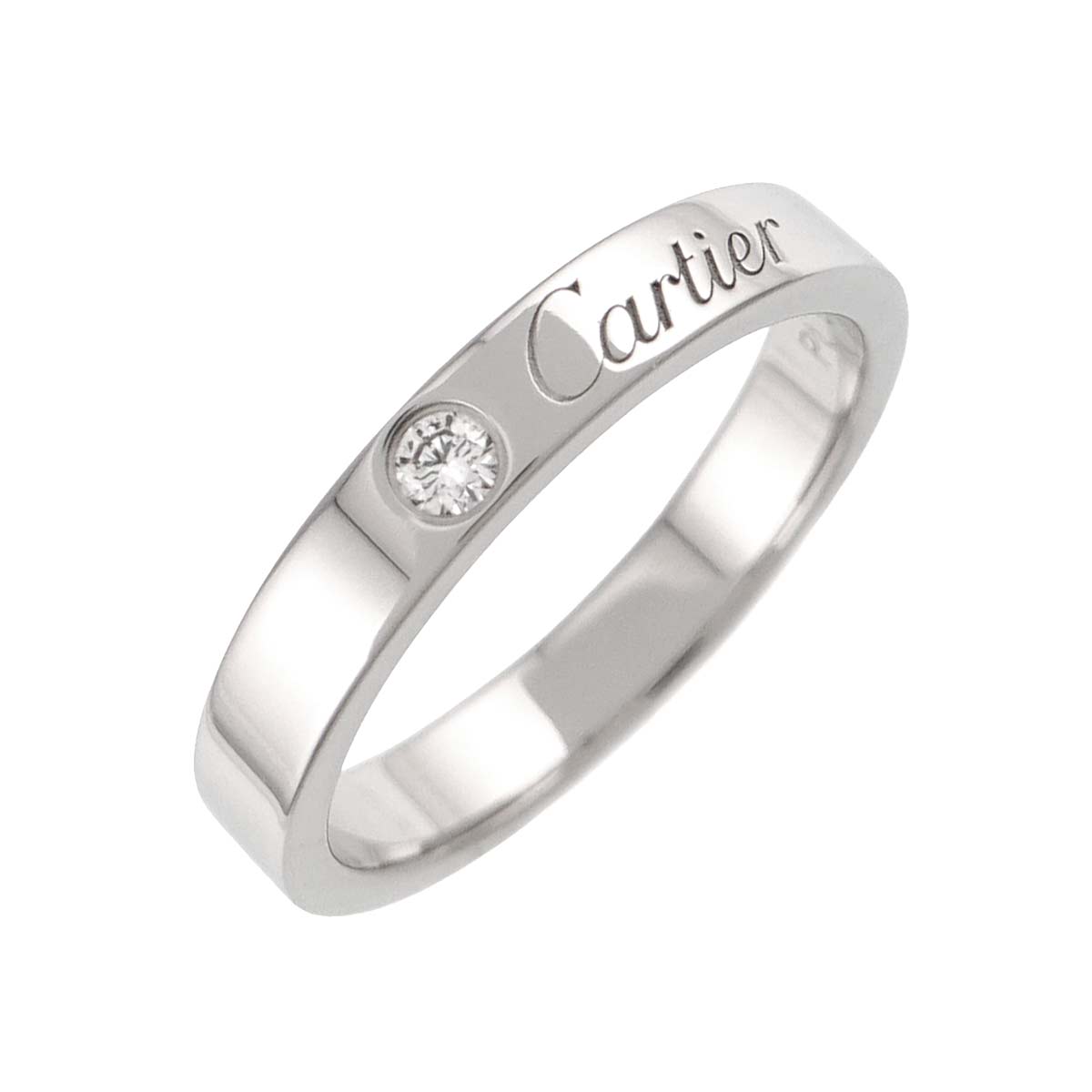 C de Diamond 1P Ring Pt Platinum size50 5.25(US)