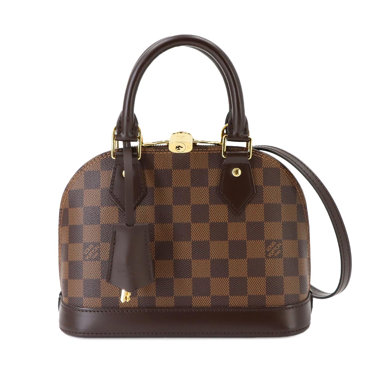 Damier Alma BB Hand Shoulder Bag Ebene N41221 Purse