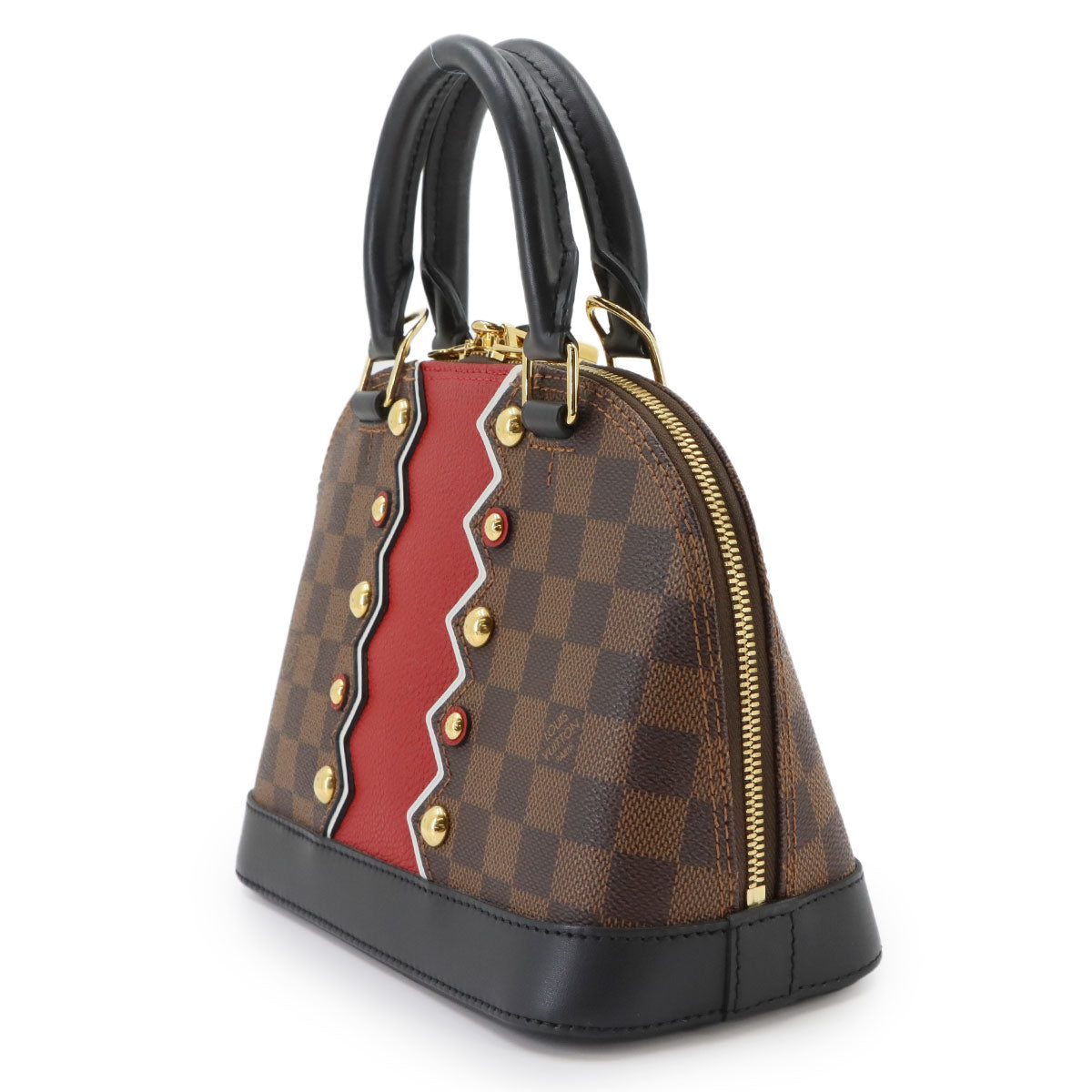 Damier Karakoram Alma BB Hand Shoulder Bag Ebene N40046