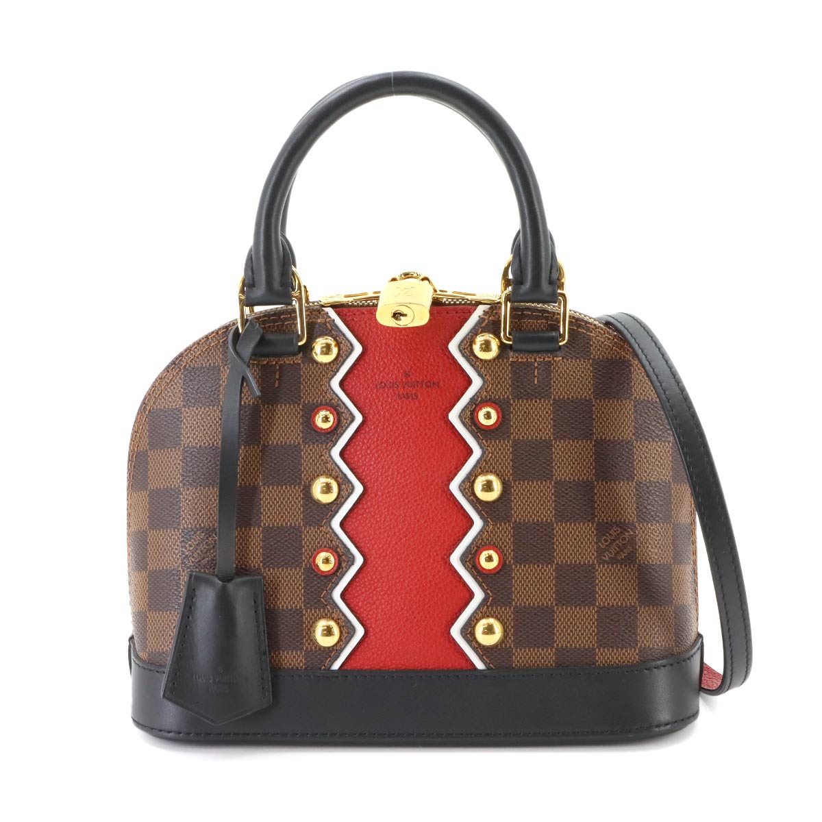 Damier Karakoram Alma BB Hand Shoulder Bag Ebene N40046