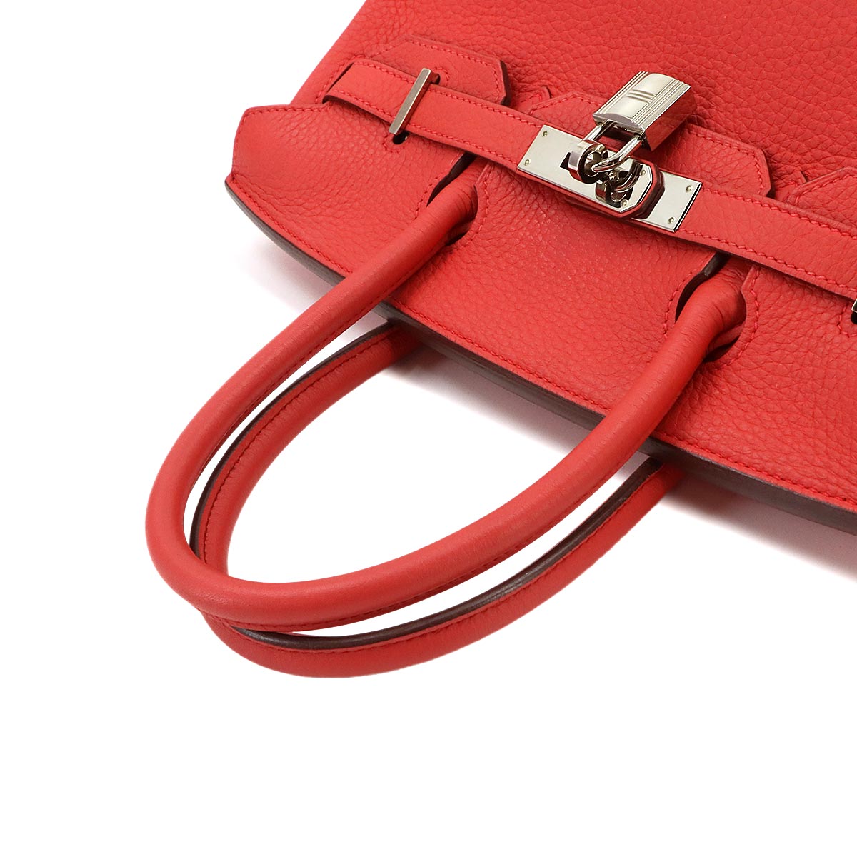 Birkin 30 Hand Bag Taurillon Clemence Bougainvillier Purse