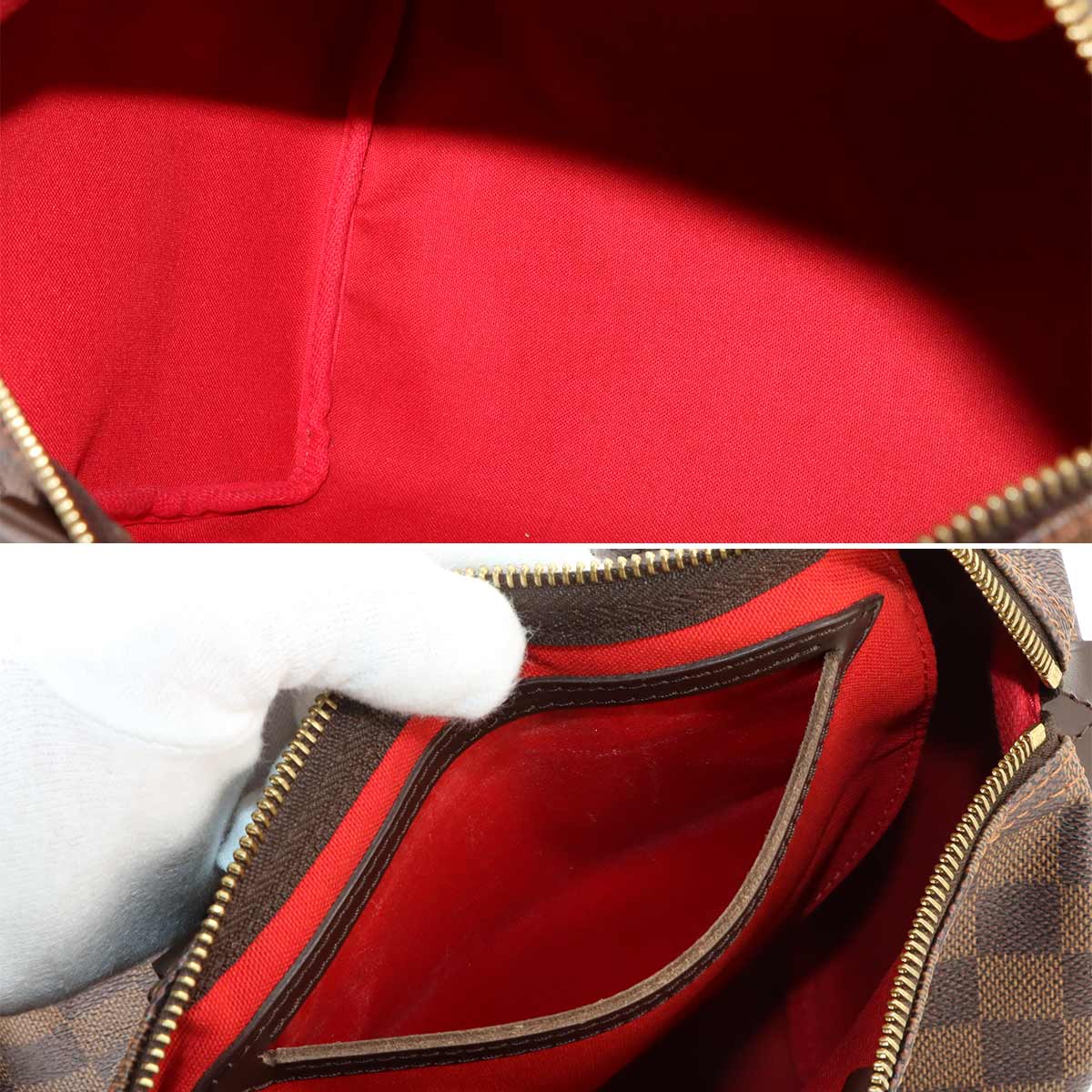 Damier Speedy 30 Hand Bag Ebene N41531 Brown Purse