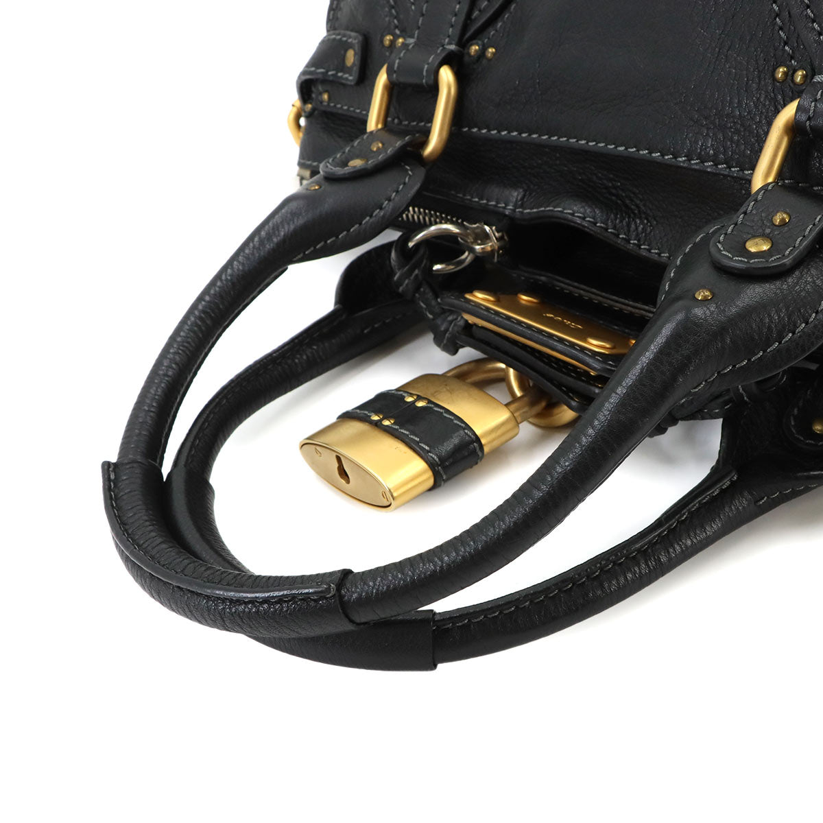 Paddington Hand Bag Leather Black 7ESA02-7E422 Purse