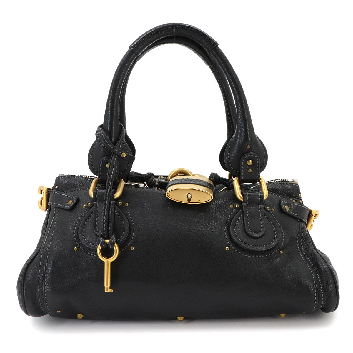 Paddington Hand Bag Leather Black 7ESA02-7E422 Purse