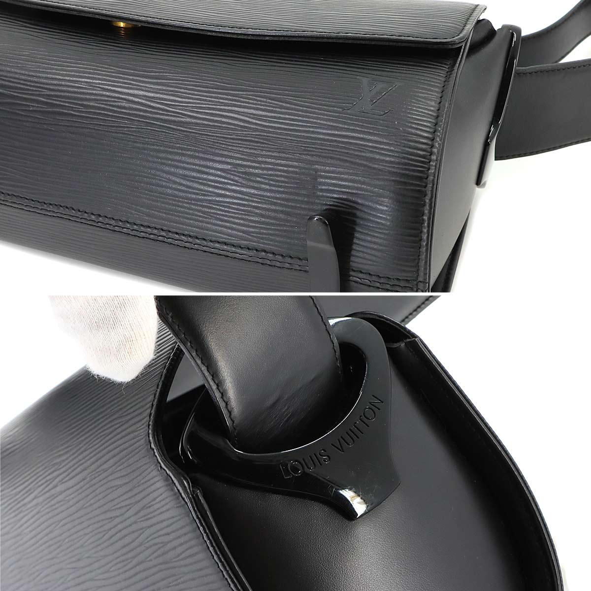 Epi Nocturne PM Shoulder Bag Leather Noir M52182
