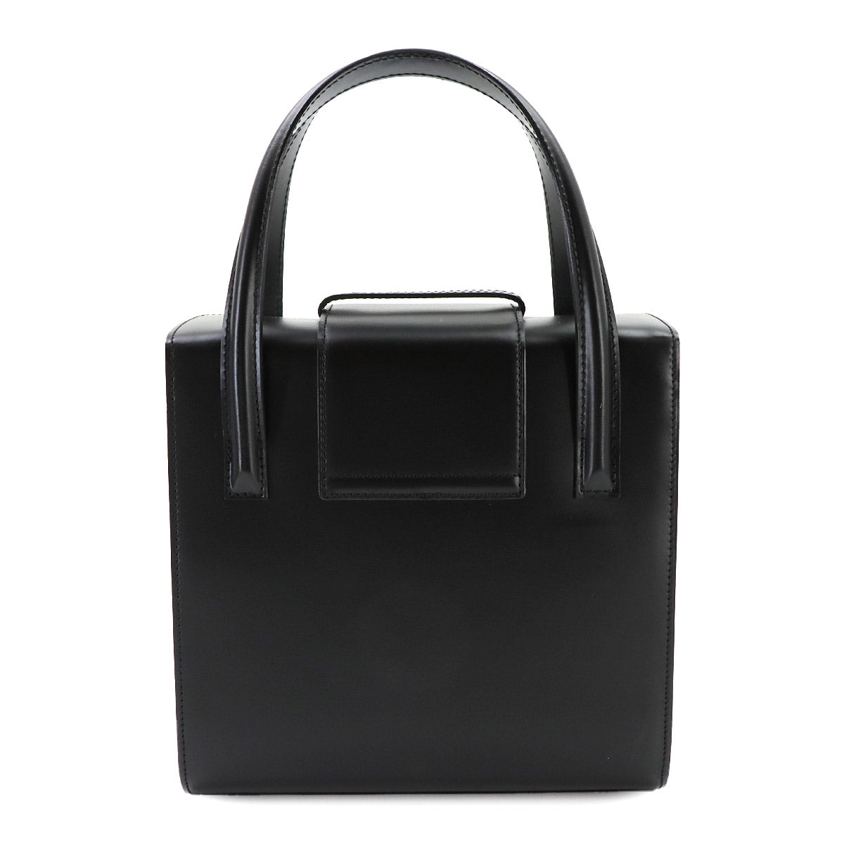 Panthere Hand Bag Leather Black Purse