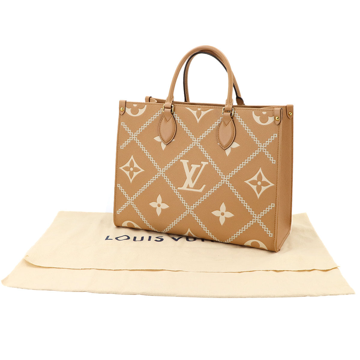 Bicolor Monogram Empreinte Onthego MM Tote Bag M46015