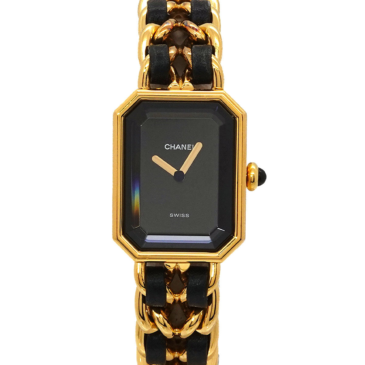 Premiere Size S H0001 Vintage Quartz Black Dial Ladies Watch