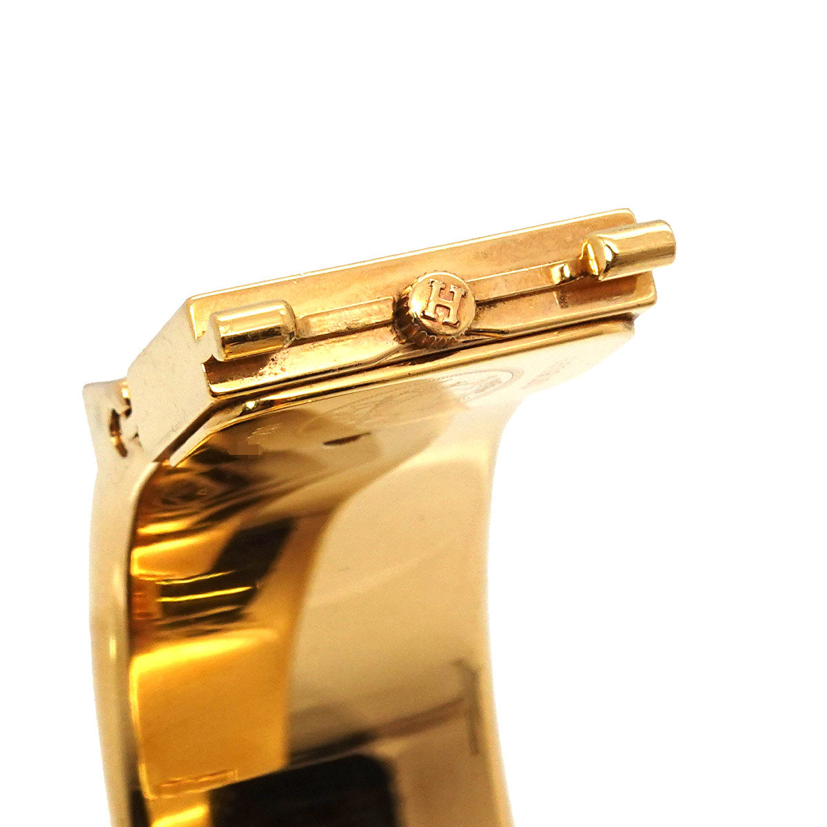 Loquet LO1.201 Quartz Gold Dial Ladies Bngle Watch