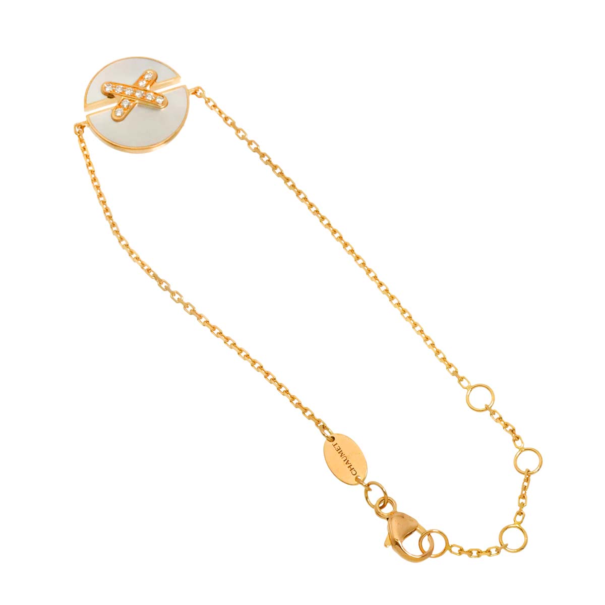 Jeux de Liens Harmony MOP Diamond Bracelet 18K Pink Gold 750