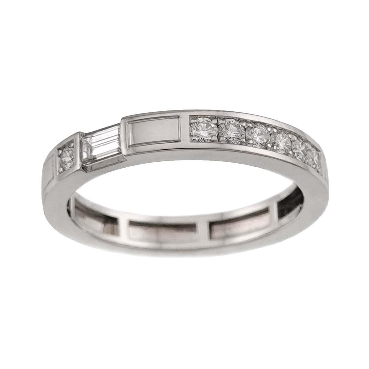 Traffic Diamond Ring Pt Platinum size4.5-4.75(US)