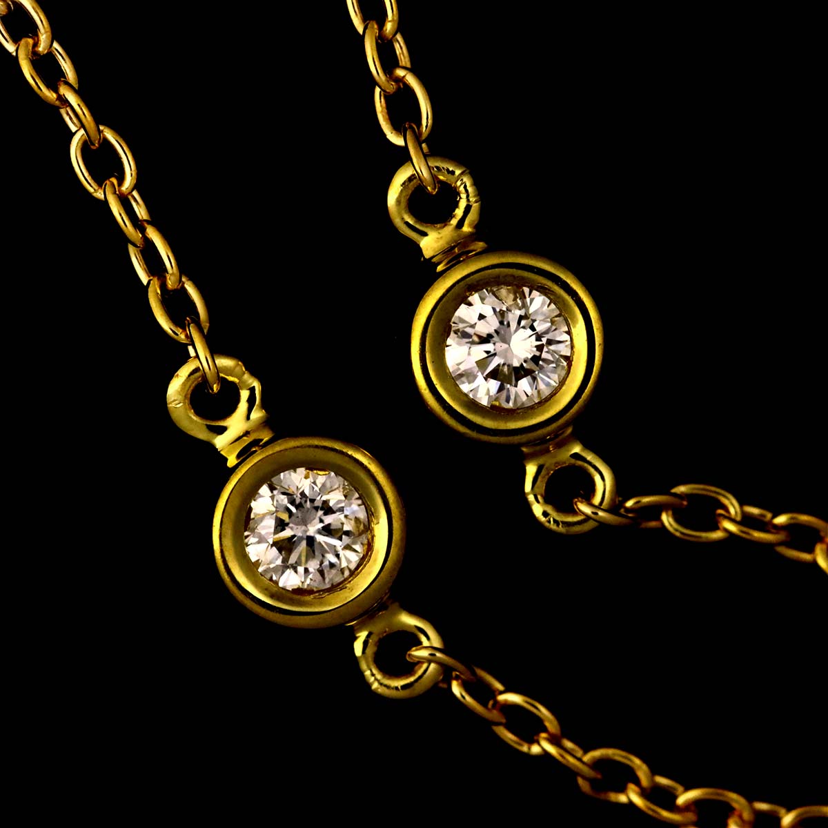 Diamond 0.22ct Bracelet 18K YG 750