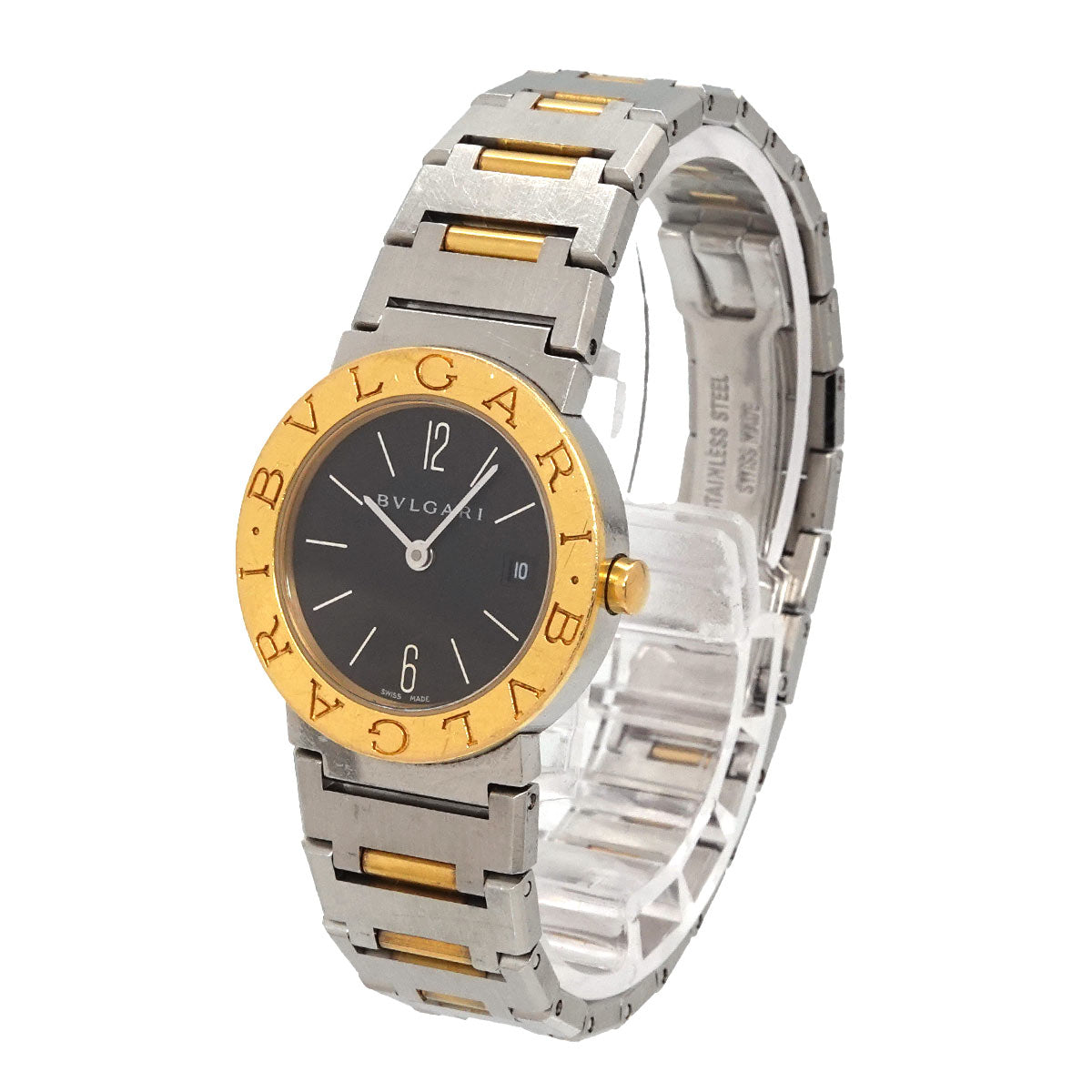 BVLGARIBVLGARI BB26SG Two Tones 750 YG Silver Dial Ladies