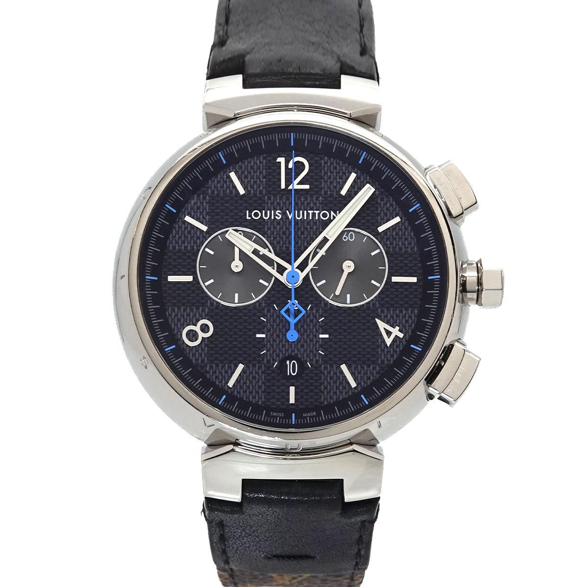 TambourGM Damier QA094 Quartz Chronograph Date Mens