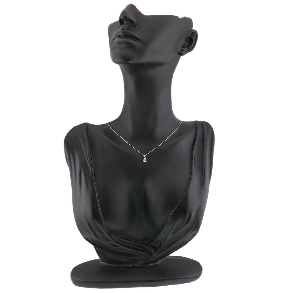 Diamond 0.24ct Necklace 18K WG White Gold 750