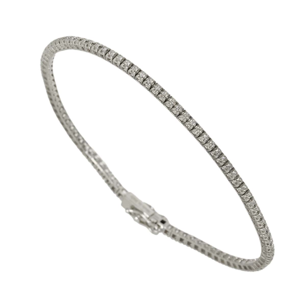 LUCE Diamond Bracelet 18K WG White Gold 750