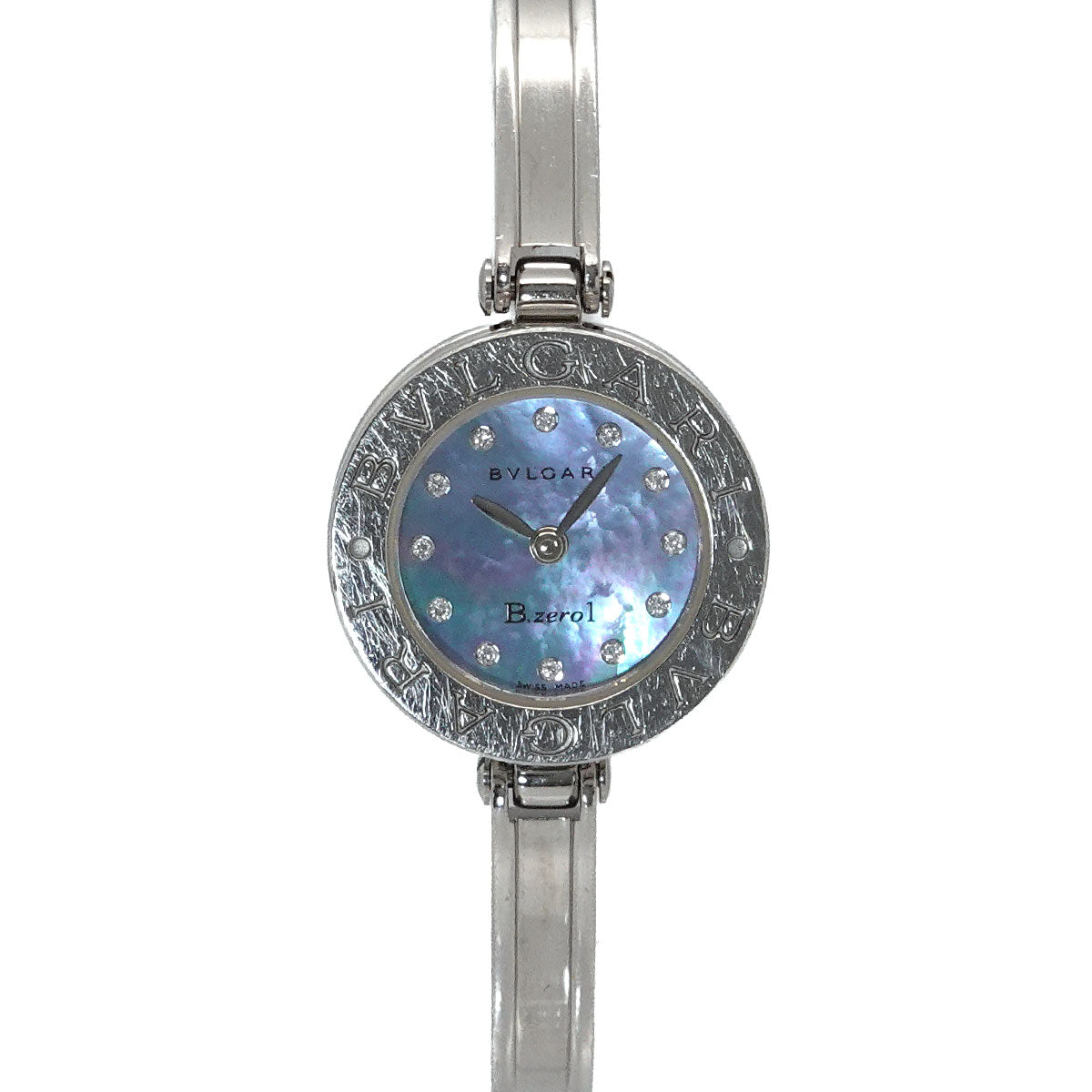 B-Zero1 BZ22S Bangle Watch Quartz Blue Shell Dial Ladies